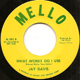 Northern Soul, Rare Soul - JAY DAVIS, WHAT WORDS DO I USE